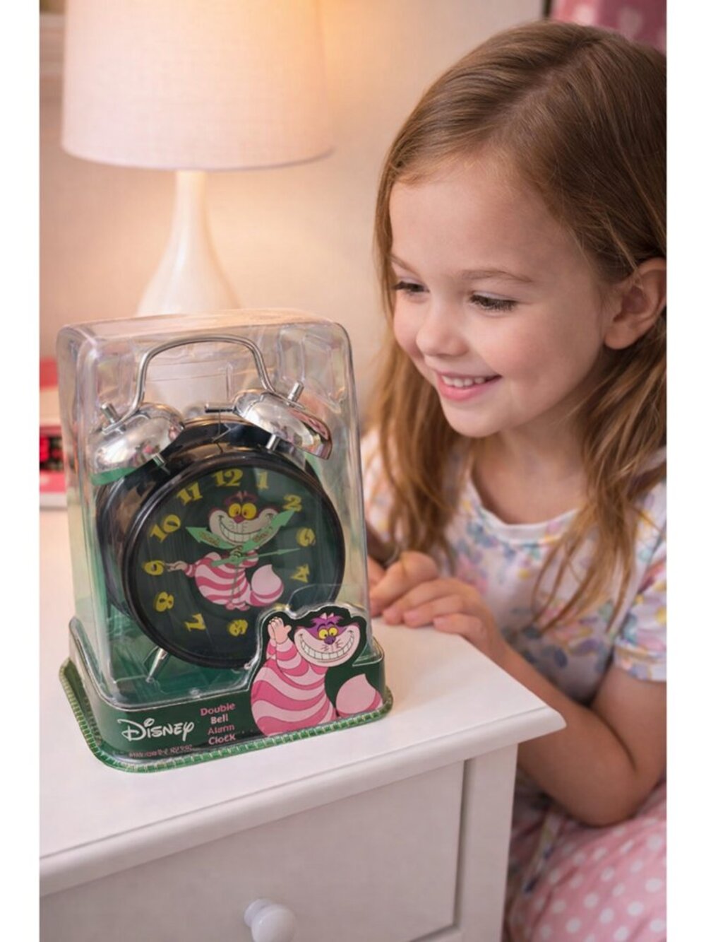 Disney Cheshire Cat Alarm Clock NEW Sealed Hot Topic Exclusive Alice in Wonderla